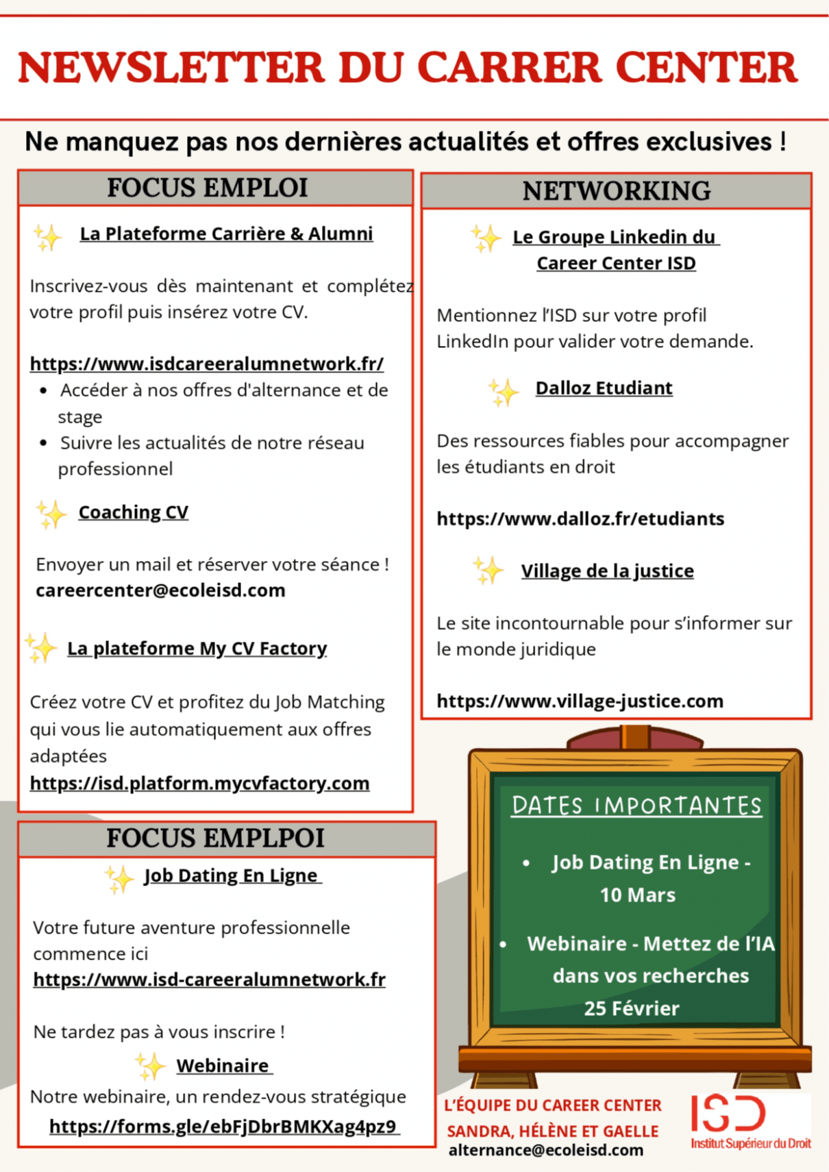 Newsletter de Février 
